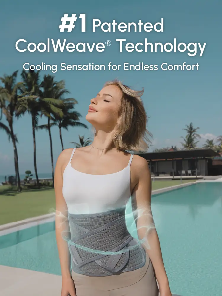 MOOIMOM CoolWeave Bamboo Postpartum Corset description image