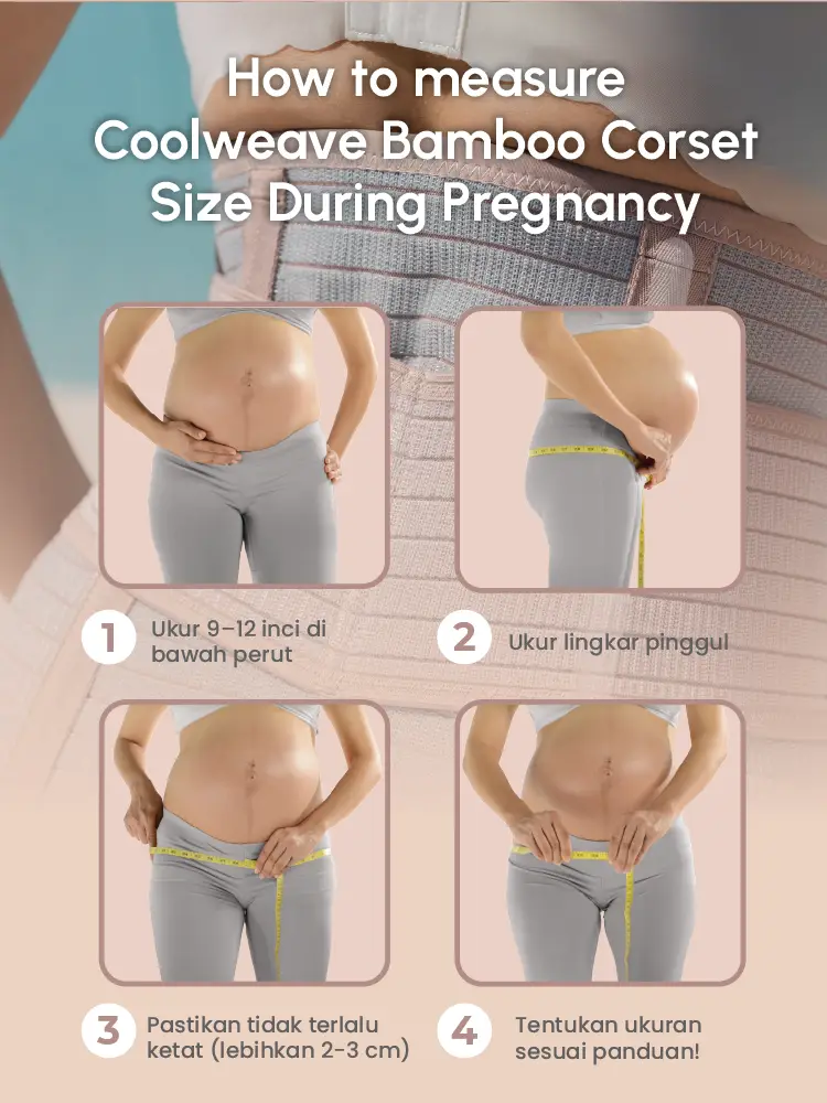 MOOIMOM CoolWeave Bamboo Postpartum Corset description image