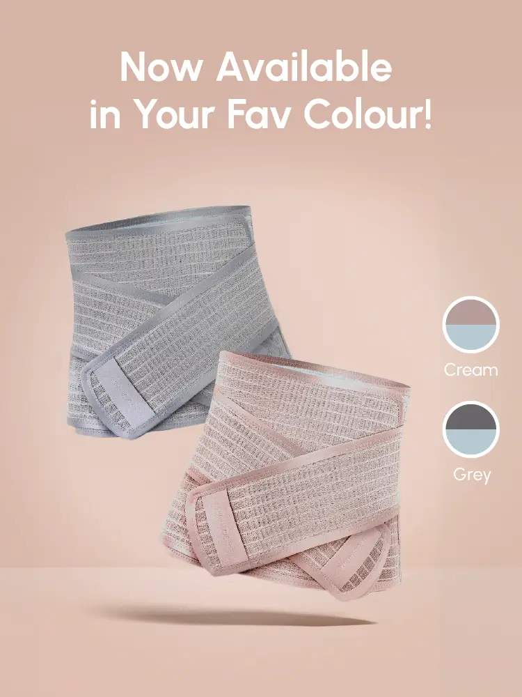 MOOIMOM CoolWeave Bamboo Postpartum Corset description image