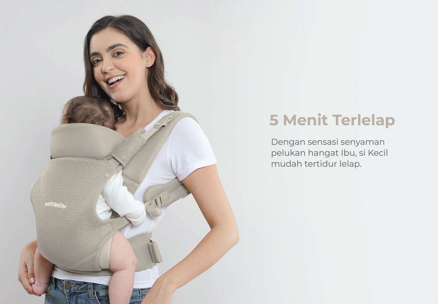 MOOIMOM Wonder Carrier - Gendongan Bayi SSC description image