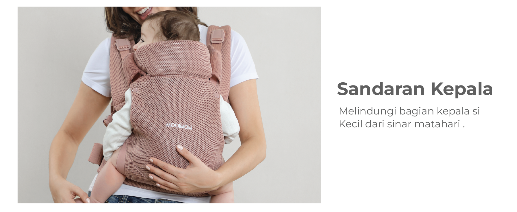 MOOIMOM Wonder Carrier - Gendongan Bayi SSC description image