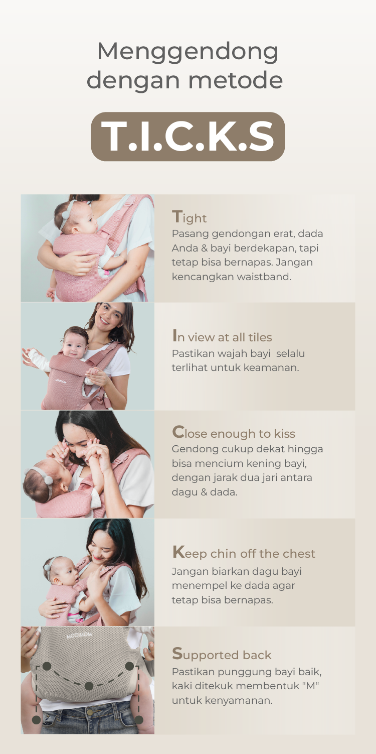 MOOIMOM Wonder Carrier - Gendongan Bayi SSC description image