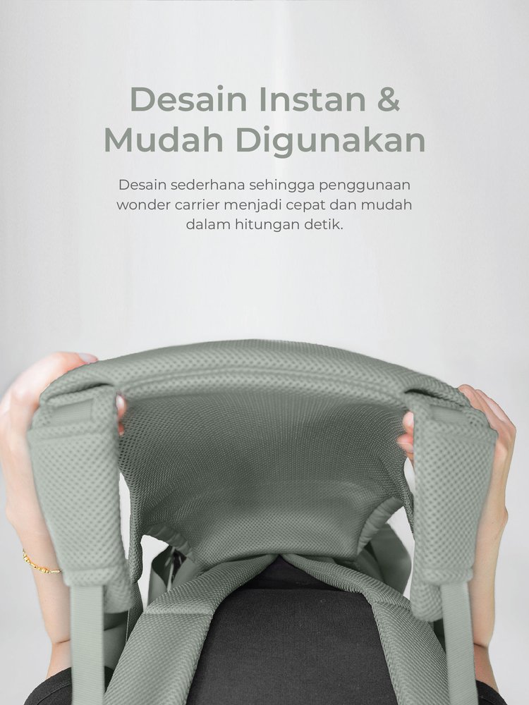 MOOIMOM Wonder Carrier - Gendongan Bayi SSC description image