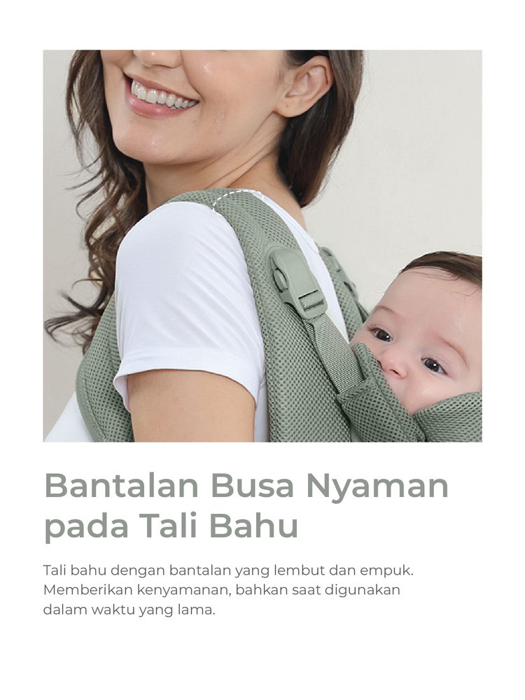 MOOIMOM Wonder Carrier - Gendongan Bayi SSC description image