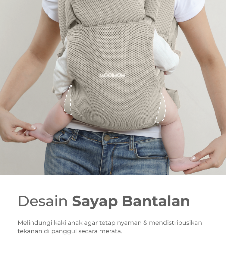 MOOIMOM Wonder Carrier - Gendongan Bayi SSC description image