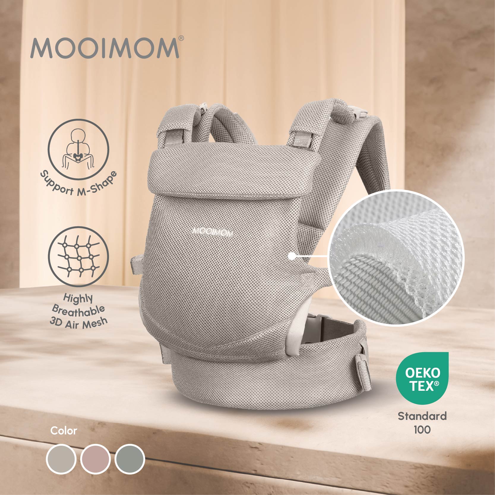 MOOIMOM Wonder Carrier - Gendongan Bayi SSC