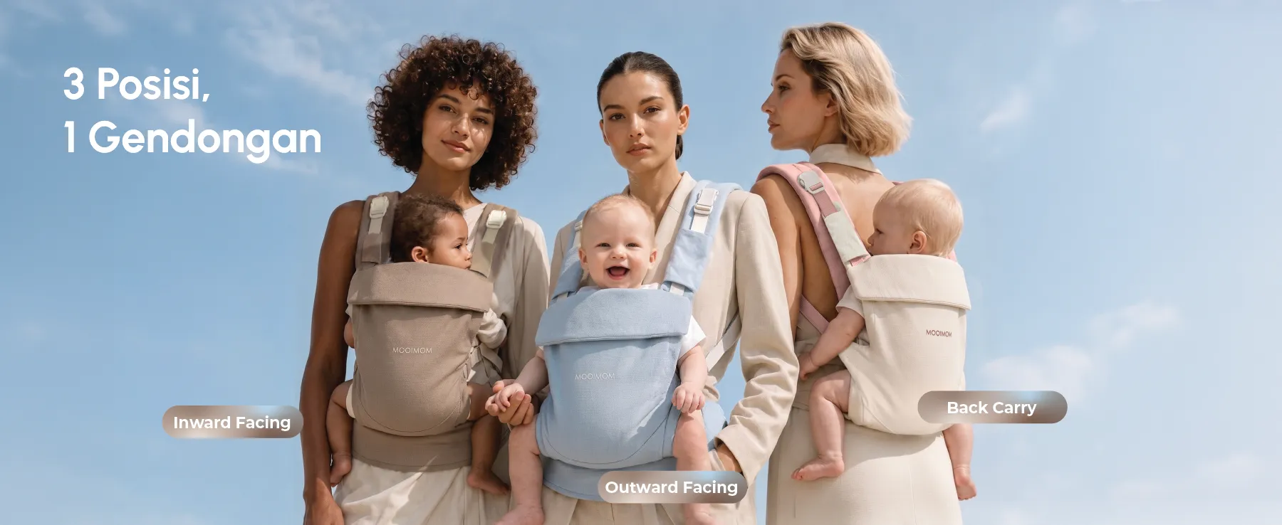 [PRE ORDER] MOOIMOM Wonder Carrier - Pure Cotton Series description image