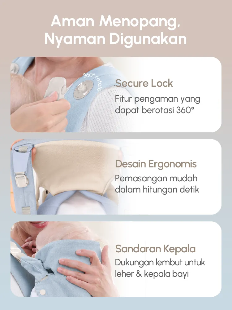 [PRE ORDER] MOOIMOM Wonder Carrier - Pure Cotton Series description image