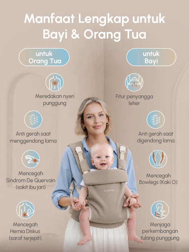 [PRE ORDER] MOOIMOM Wonder Carrier - Pure Cotton Series description image
