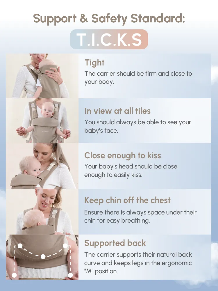 [PRE ORDER] MOOIMOM Wonder Carrier - Pure Cotton Series description image