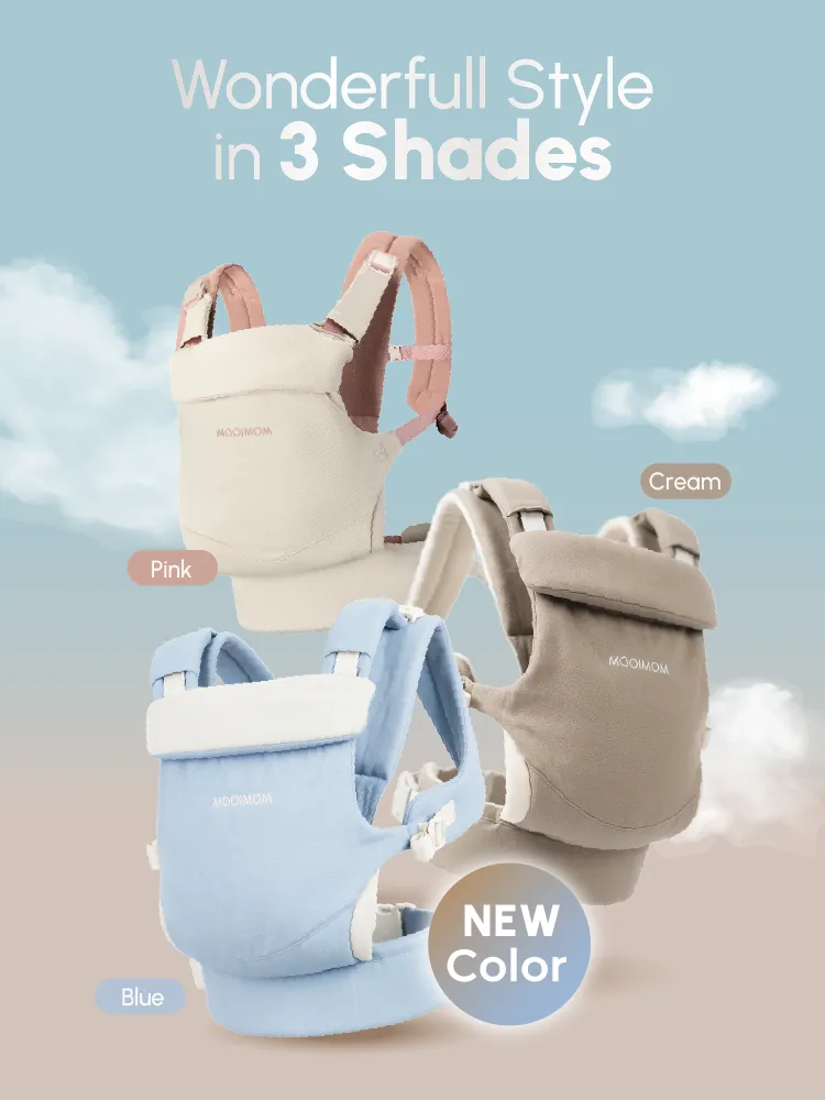 [PRE ORDER] MOOIMOM Wonder Carrier - Pure Cotton Series description image