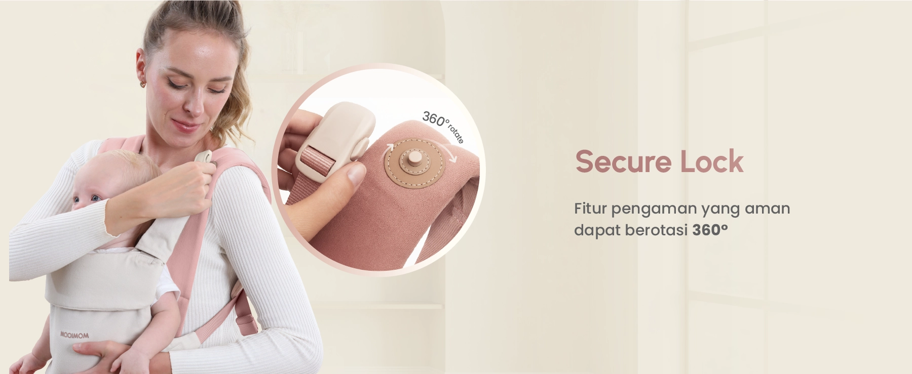 MOOIMOM Wonder Carrier - Pure Cotton Series description image