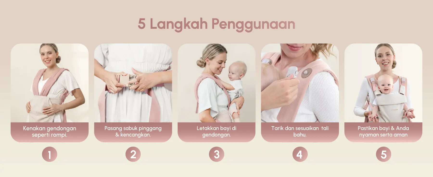 MOOIMOM Wonder Carrier - Pure Cotton Series description image