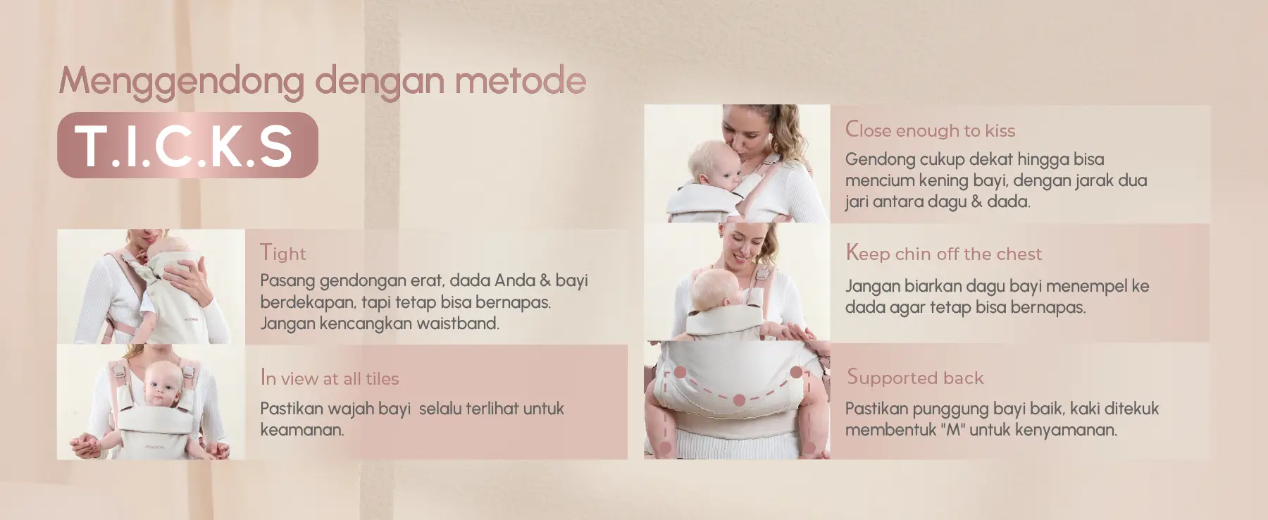 MOOIMOM Wonder Carrier - Pure Cotton Series description image