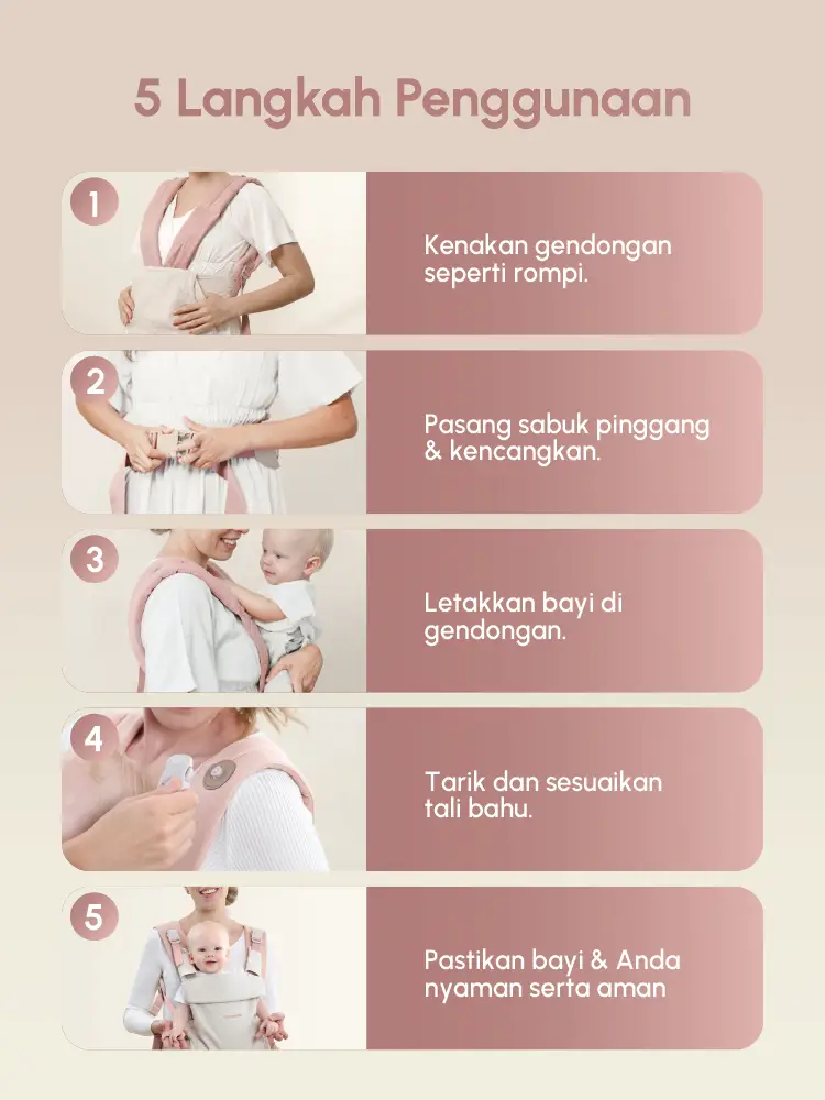 MOOIMOM Wonder Carrier - Pure Cotton Series description image