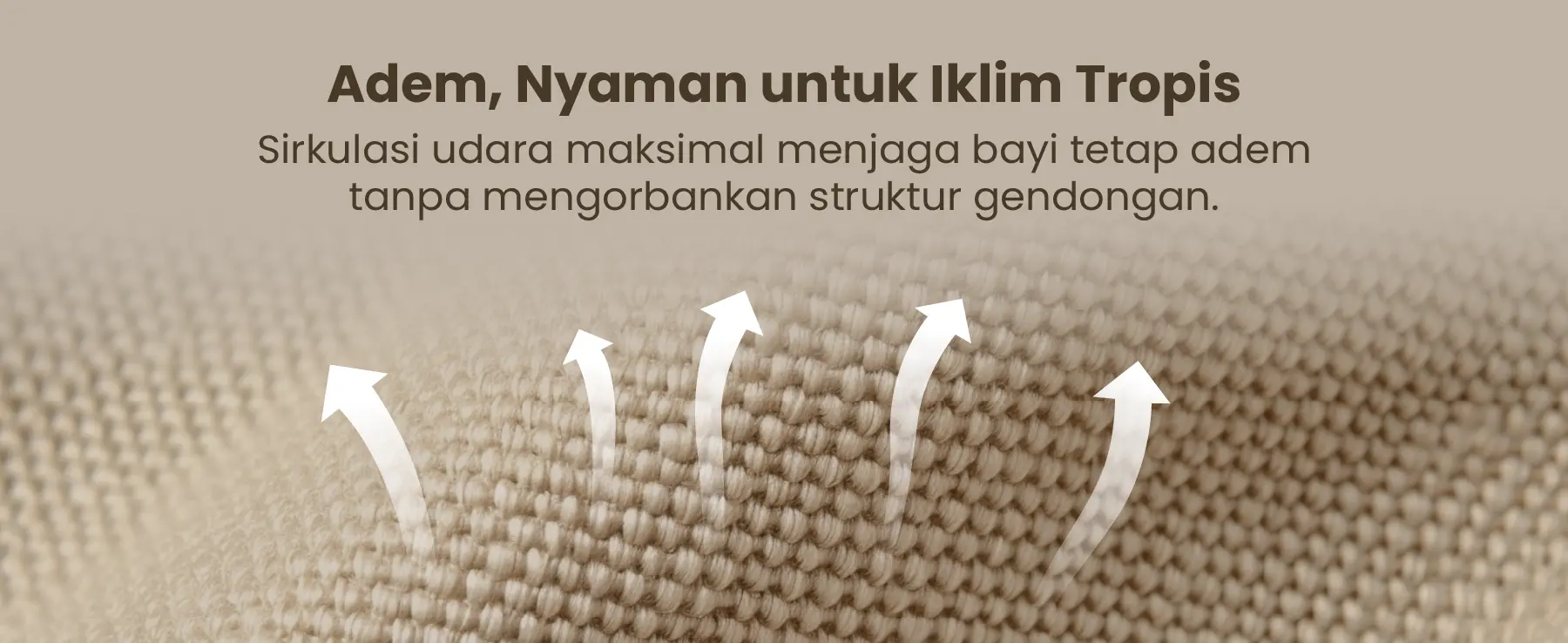 Mooimom AiryKnit Baby Carrier - Gendongan Premium SSC Airy Knit description image