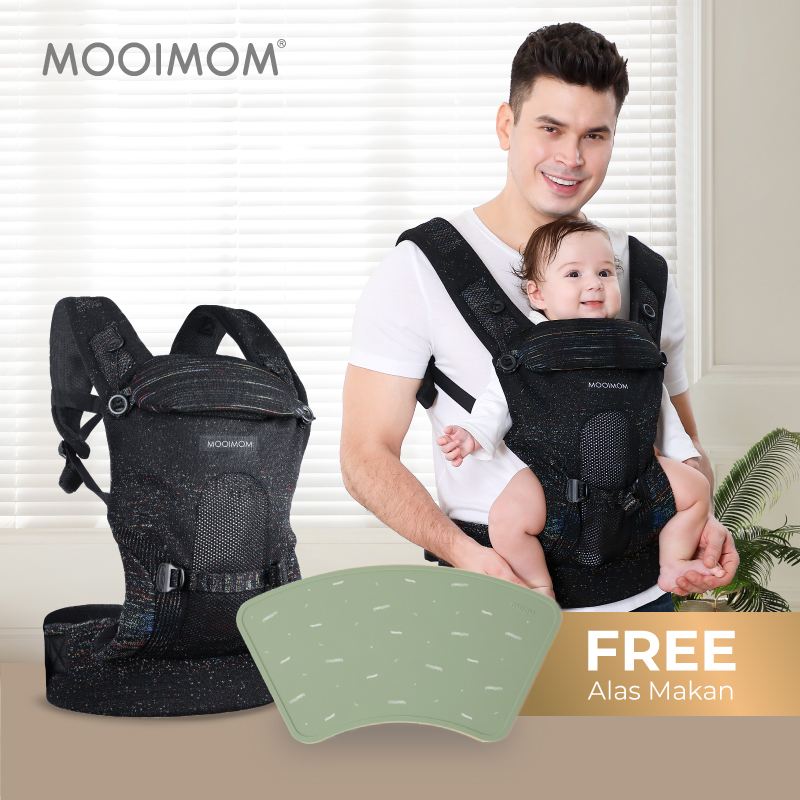 Mooimom AiryKnit Baby Carrier - Gendongan Premium SSC Airy Knit image