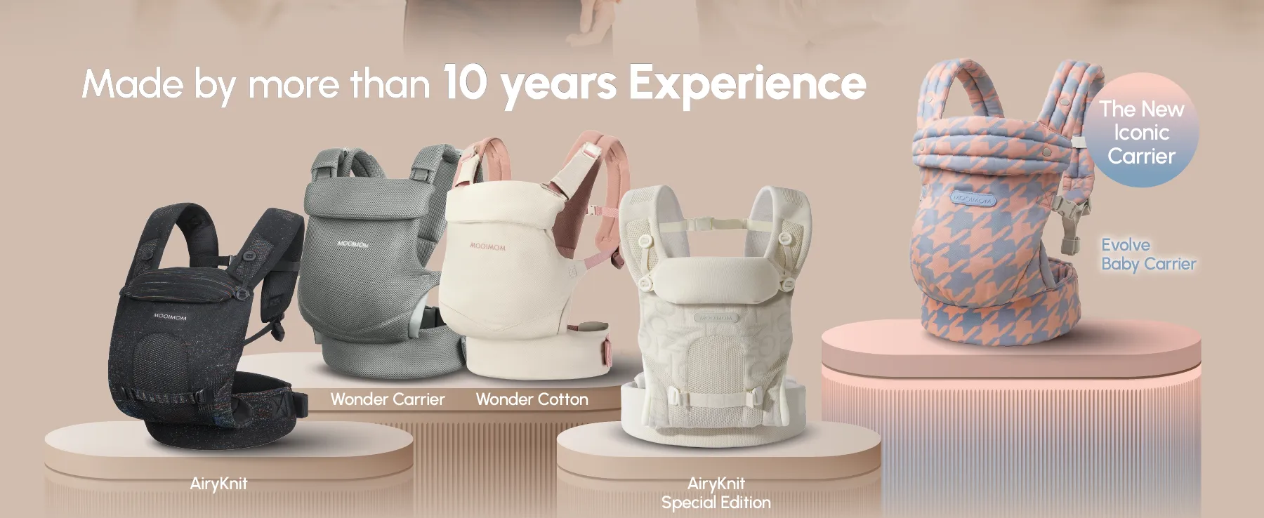 MOOIMOM Evolve Baby Carrier description image