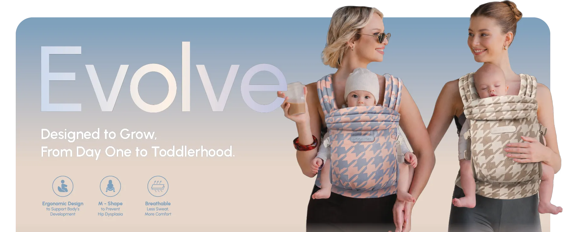 MOOIMOM Evolve Baby Carrier description image