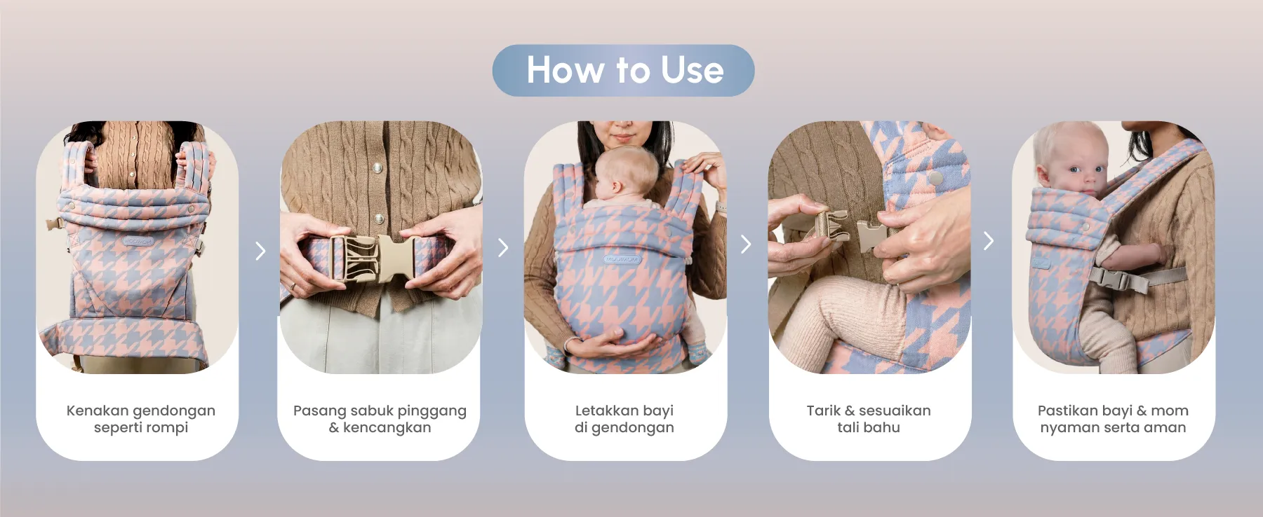 MOOIMOM Evolve Baby Carrier description image