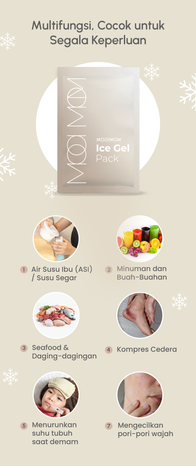 MOOIMOM Ice Gel Pack description image