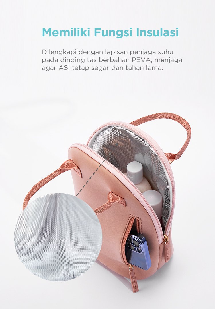 MOOIMOM Hana Cooler Bag - Tas ASI Perah (ASIP) Stylish description image