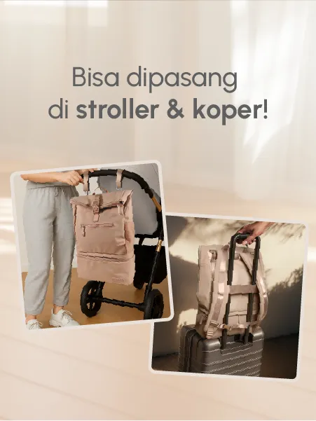 MOOIMOM On-the-Go Diaper & Cooler Bag description image