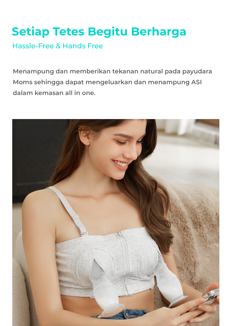 MOOIMOM Premium Silicone Breast Pump Package - Penampung ASI Silikon Premium description image