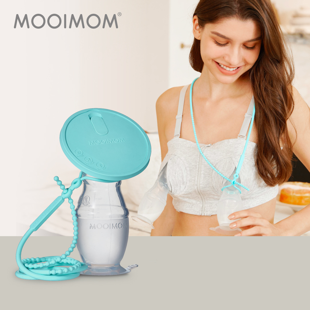 MOOIMOM Premium Silicone Breast Pump Package - Penampung ASI Silikon Premium