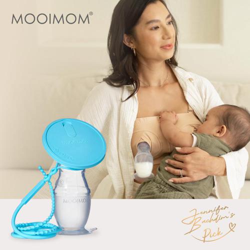 MOOIMOM Premium Silicone Breast Pump Package - Penampung ASI Silikon Premium image