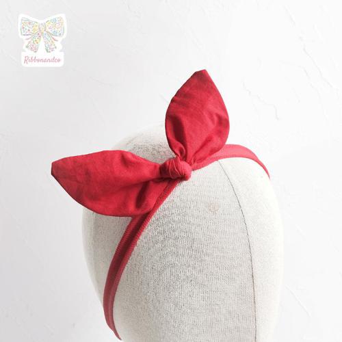 Ribbonandco Bunny All Red - Pita Bayi & Anak Variant merah