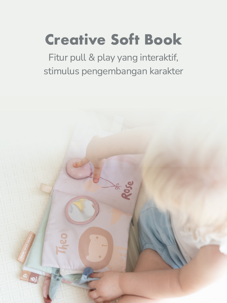 mugu CUDDLE GIFTSET - Set Perlengkapan Mainan Anak: Boneka Stuffed, Creative Book, dan Plush Toys description image