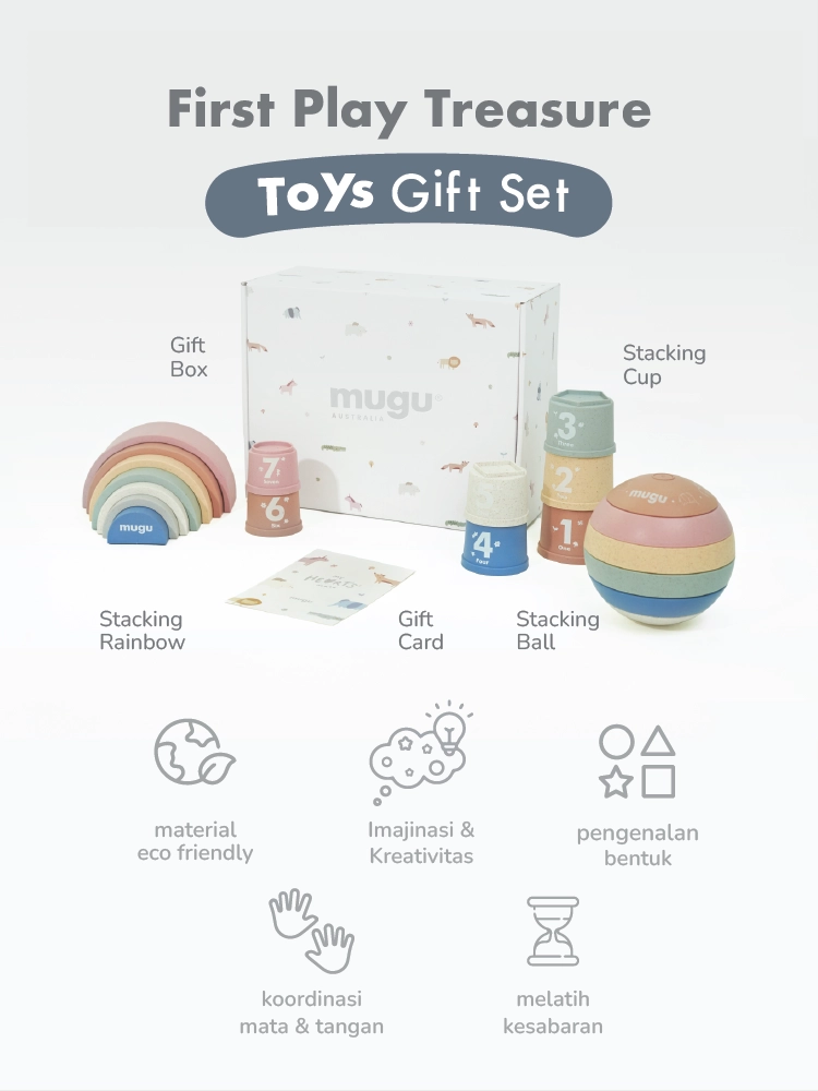 mugu GIFTSET TOYS - Mainan Susun Montessori Edukatif untuk Anak-Anak description image