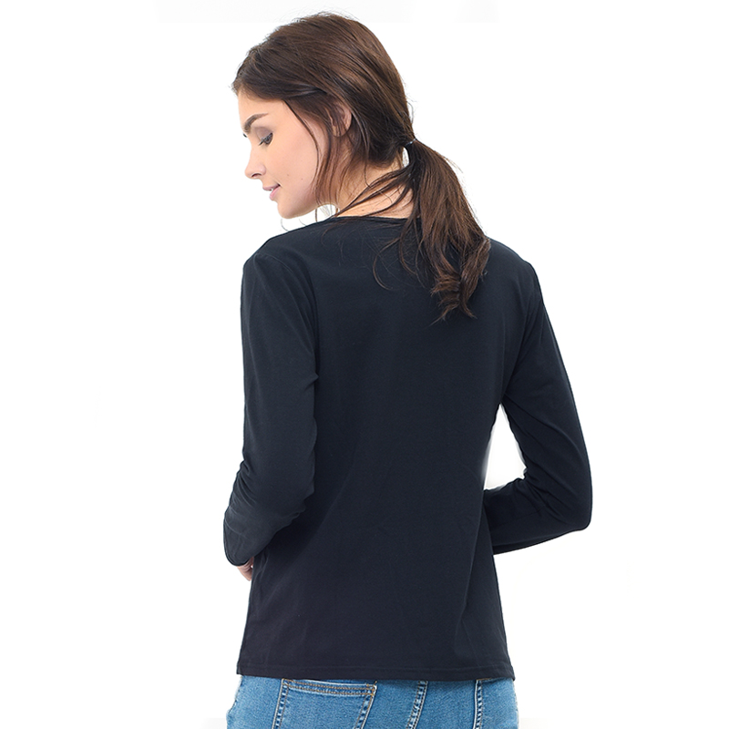 Basic Long Sleeve Nursing Top - Atasan Ibu Hamil Menyusui - Foto 3
