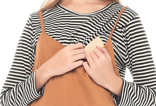 MOOIMOM Nursing Dress - Dress Hamil Menyusui description image