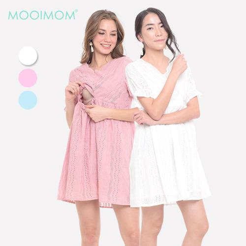 MOOIMOM Babydoll Maternity & Nursing Dress - Dress Hamil Menyusui