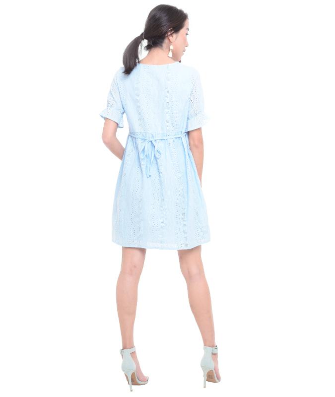 Babydoll Maternity & Nursing Dress - Dress Hamil Menyusui - Foto 12