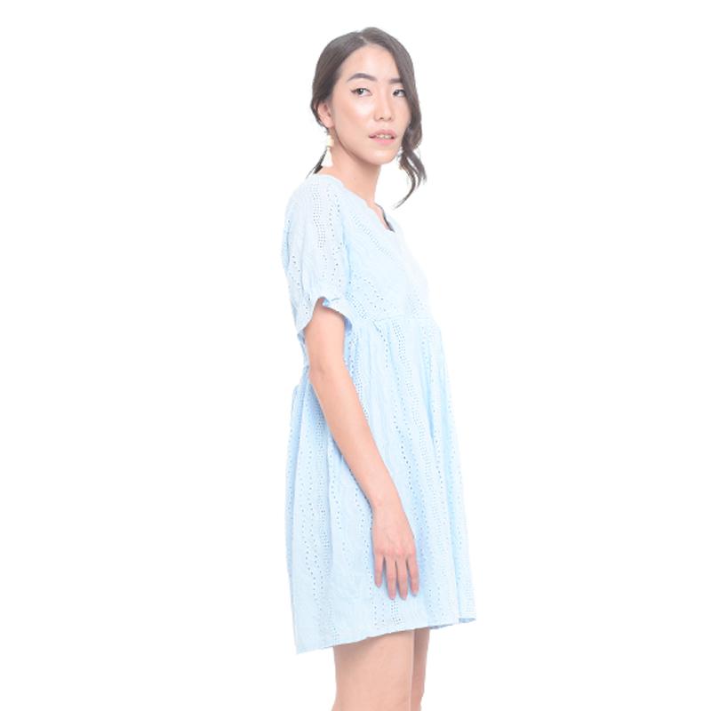 Babydoll Maternity & Nursing Dress - Dress Hamil Menyusui - Foto 6