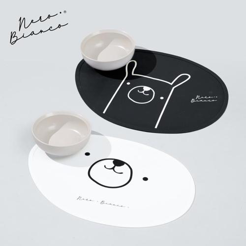 Nero Bianco Silicone Placemat - Alas Makan Anak