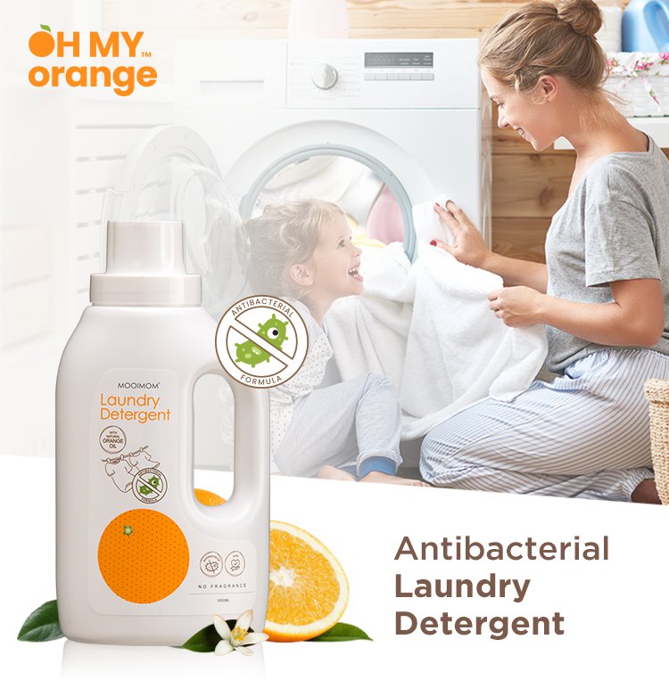 Oh My Orange Antibacterial Laundry Detergent description image