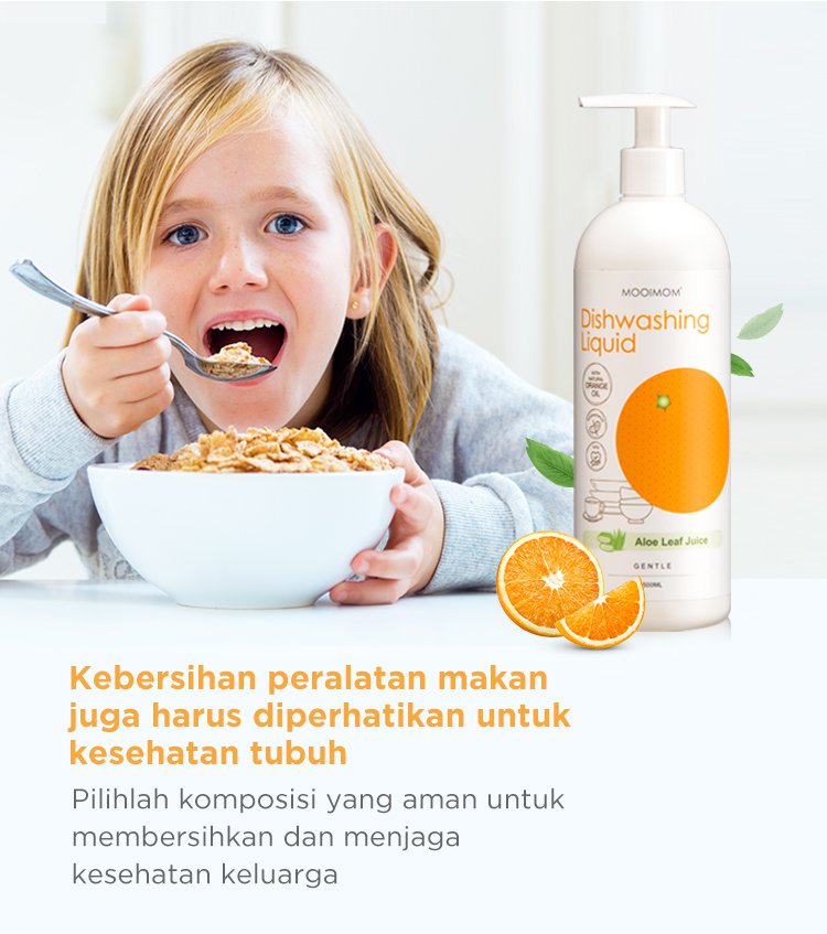 Oh My Orange Antibacterial Dishwashing Liquid description image