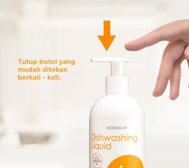 Oh My Orange Antibacterial Dishwashing Liquid description image