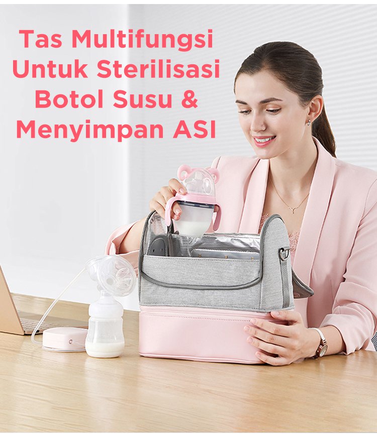 59S UVC Led Sterilizing Mommy Bag - Tas Sterilizer Portable description image