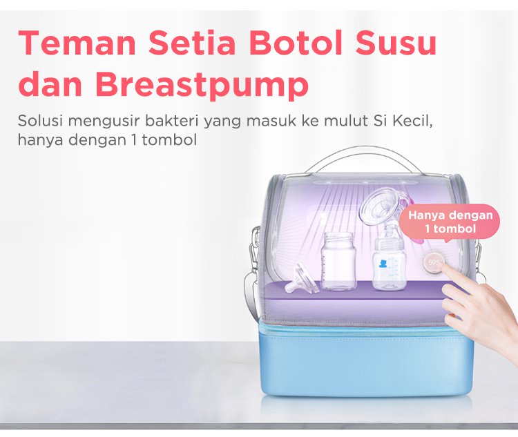 59S UVC Led Sterilizing Mommy Bag - Tas Sterilizer Portable description image