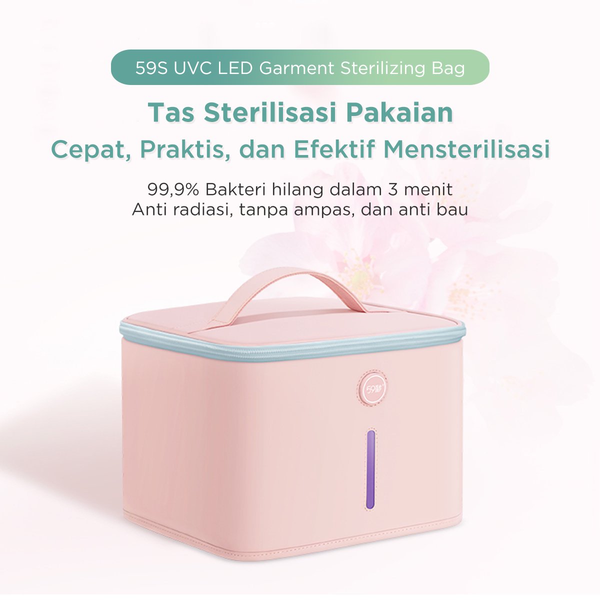 59S UVC Led Sterilizing Bag For Underwear description image