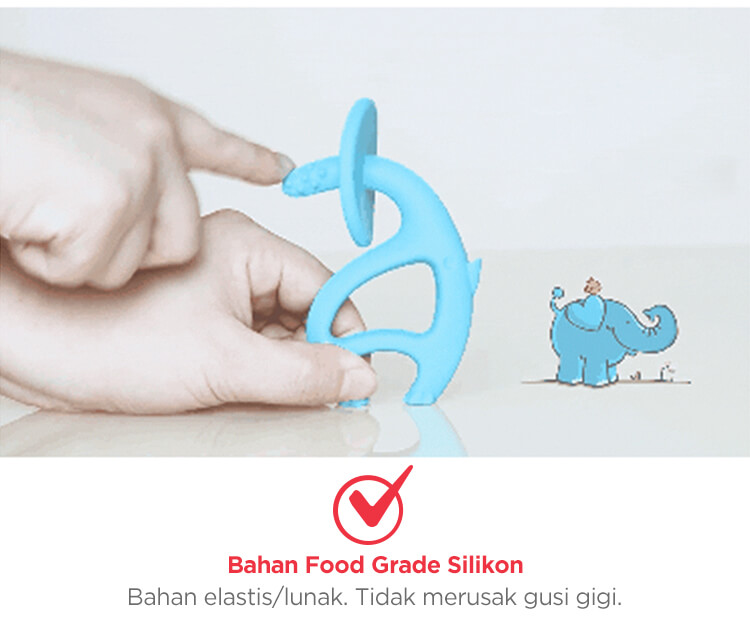 Mombella Dancing Elephant - Gigitan Bayi Aman description image