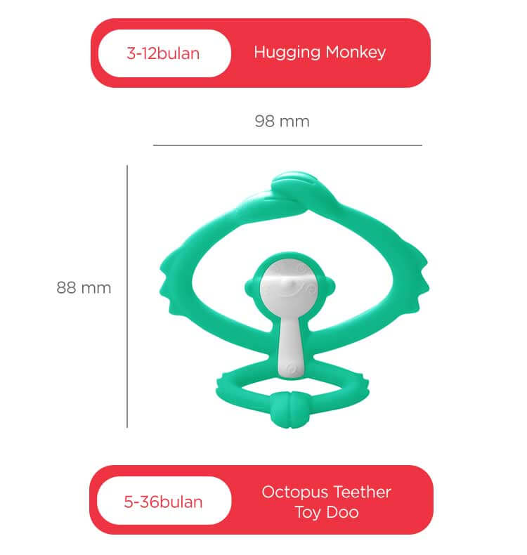 Mombella Within Arms Reach - Gantungan Empeng Teether Mainan Bayi description image