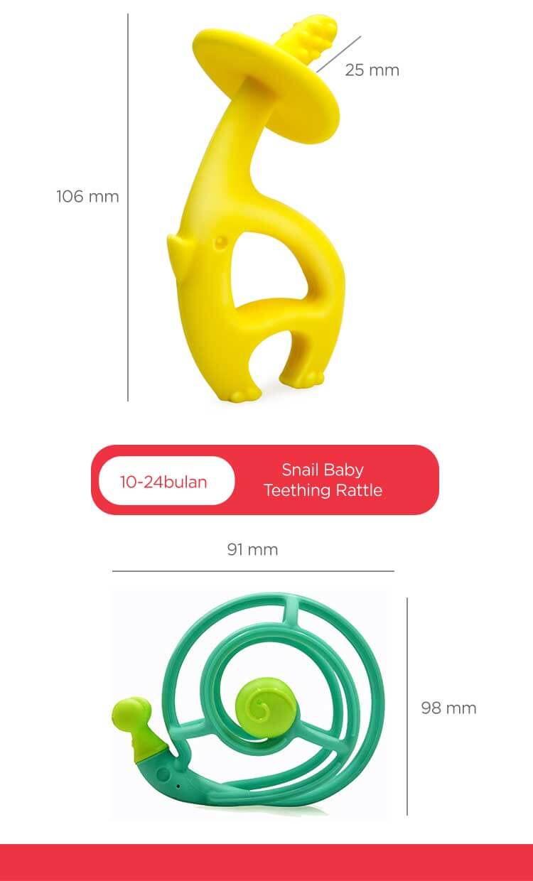 Mombella Within Arms Reach - Gantungan Empeng Teether Mainan Bayi description image