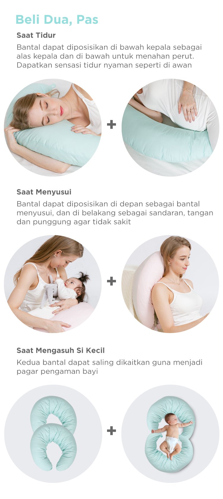 MOOIMOM Pillow Cover description image