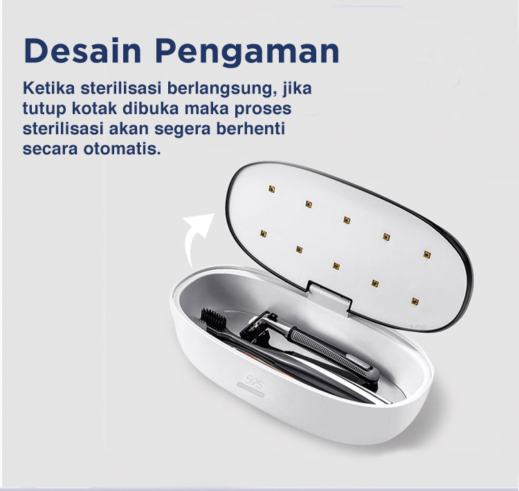 59S UVC LED Sterilizing Box - Sterilizer Boks description image